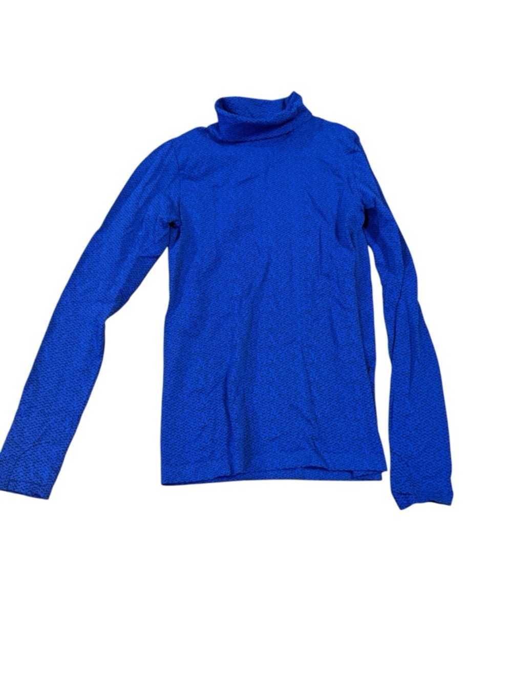 Athleta Patterned Royal Blue Pullover